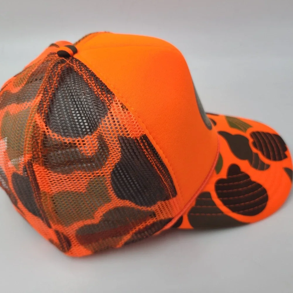 Noveske Hat Snapback Trucker Mesh Orange Camo Rifleworks Rifle Store Oregon Men